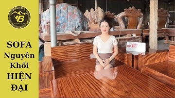 SOFA Nguyên Khối Hiện Đại Cân Mọi KHÔNG GIAN PHÒNG KHÁCH |Chuyên Gỗ Khủng|