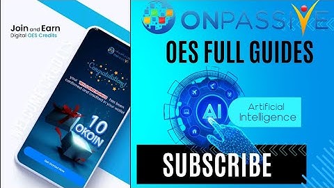 #onpassive || OES Full Guides, Onpassive Ecosystem System.