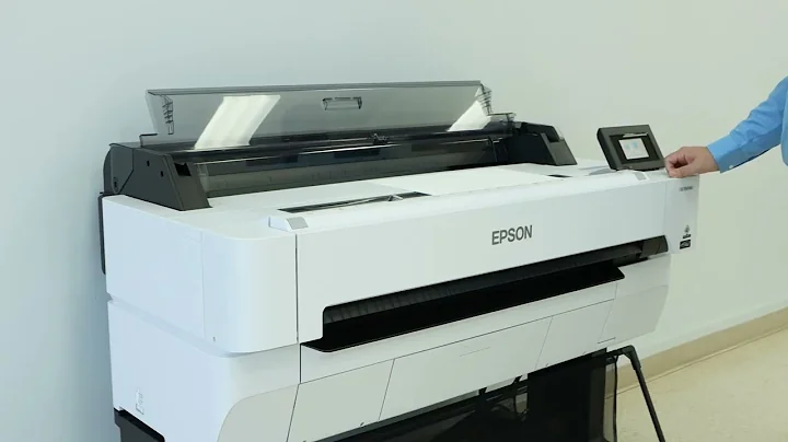 Loading Cut sheet paper into the Epson T5470M