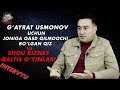 G`ayrat Usmonov - Men deb bir qiz o`zini o`ldirshga qaror qilgan, va SHOU-BIZNES o`yinlari