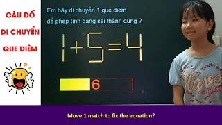 Game giải đố que diêm Matchstick Puzzle để có kết quả đúng dành cho trẻ phát triển IQ thông minh -P7 screenshot 3