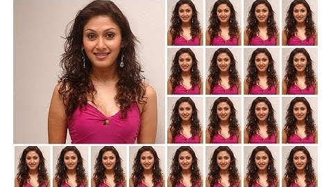 One click (as in Studio) create Passport size Photo in adobe Photoshop 7.0 cs6 cs5 cs4 cs3 cs2