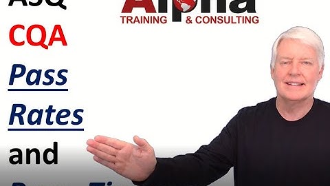 ASQ CQA Pass Rates and Time Estimates