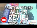 Print on Demand Wall Art Review - RedBubble, Society6, Finer Works & Printful