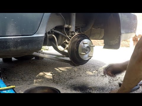 Hyundai Accent  - Замена задней ступицы