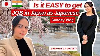 How is getting a Job in Japan for Japanese (easy?) | Sunday Vlog | Indian in Japan