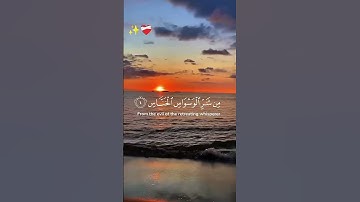 سورة الناس♥️ تلاوة خاشعة 😌🕊صوت جميل جدا 🎧 #قران_كريم #راحة_نفسية #اكسبلور #لايك #foryou #viral