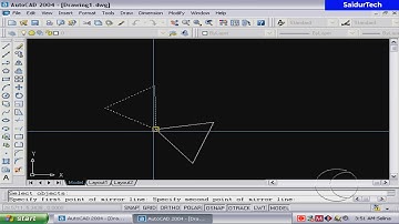 How to use MIRROR Command in AutoCAD Bangla Tutorial