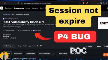 Failure to Invalidate Session on Password Change on  rokt  #bugbounty #live #exploits #poc #Bugcrowd