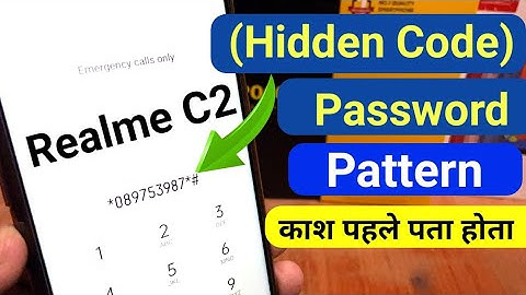 Realme C2 Pattern lock kaise Tode || realme c2 pattern kaise unlock karen