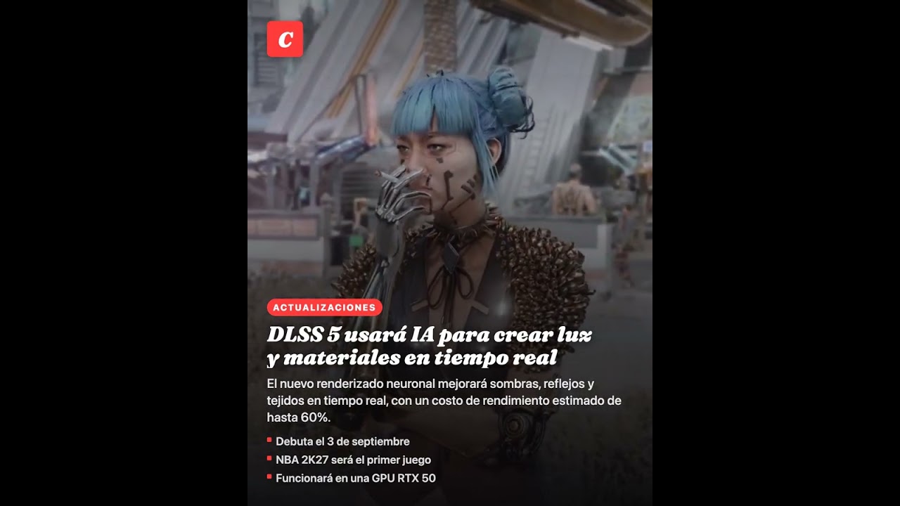 DLSS 5 usará IA para crear luz y materiales en tiempo real