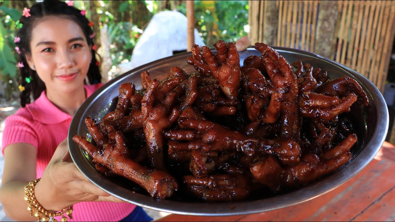 Cooking chicken feet curry recipe with soy sauce YouTube