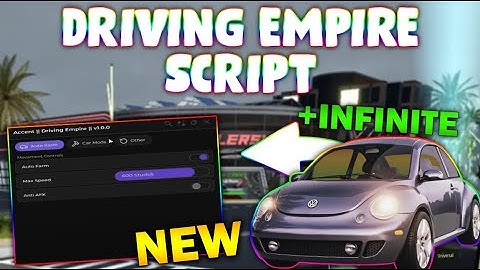 *NEW* Driving Empire Script (PASTEBIN 2025) ( AUTOFARM 160K IN 5 MINUTES, FAST SPEED)