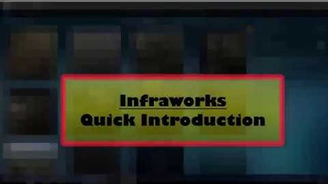 Introduction to Infraworks