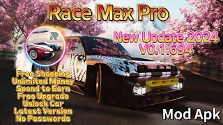 Race Max Pro Mod Apk 0.1.694 Unlimited Money Free Shopping 2023 Update! screenshot 1