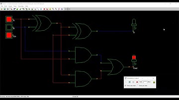 1-bit & 4-bit Full Adder Circuit using DSCH in Bangla