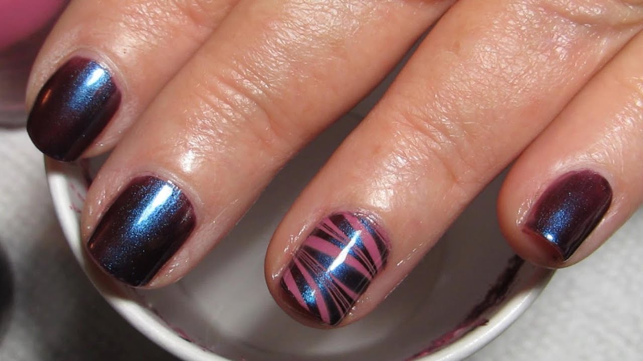 Multi Accent Nail Designs with Foil - wide 6