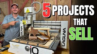 5 CNC Woodworking Projects That ACTUALLY Sell | Make Money Woodworking