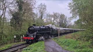 The Severn Valley Railway spring steam gala from the lineside