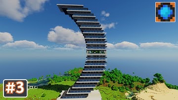 Modern Futuristic Skyscraper #14 Minecraft Tutorial Let