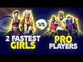 Overpower Girls Vs Real Pro players || Free Fire Insane Gameplay by Indian Fastest Girl gamer