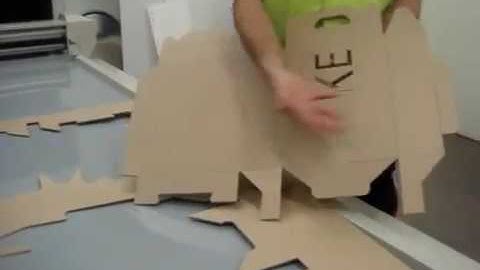 AOKE DCZ50 CNC flatbed cutter plotter corrugated carton packaging box die cutting sample maker