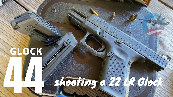 At the range with a Glock 44 .22 LR Pistol - 775 rounds in one day!
