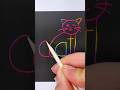 How to Draw Cute CAT from Word "CAT" 🐱 Easy Drawing Hack #drawing #artforkids #cute #viral #art