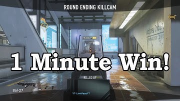 Call of Duty Advanced Warfare Multiplayer Ranked CTF Momentum 1 Minute Gameplay Round Win