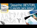 Desenho GESTUAL, o SEGREDO para ESBOÇAR? - Sketch Crás