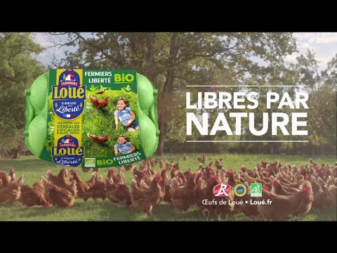 Pub œufs fermiers Loué “libres par nature” mars 2020