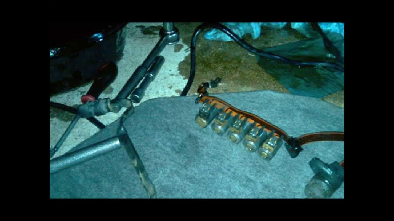 02 jetta shift solenoids replace YouTube