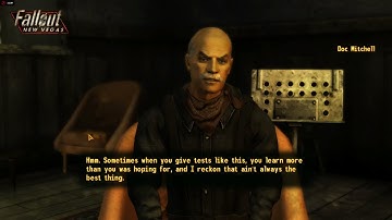 Doc Mitchell reaction to a deranged Courier...