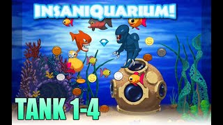 INSANIQUARIUM DELUXE - TANK 1-4 - 1-5 | Feed Fishes! Fight Alien! screenshot 5