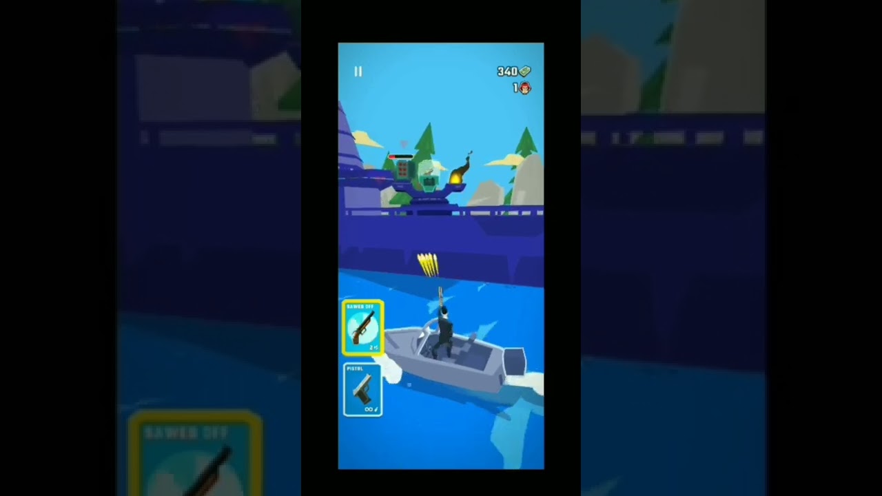 ship 🚢 vs boat ⛵ fighting  #all gaming #         # short#