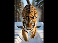 Siberian Tiger Charge | 600 lbs at 50 MPH (Cinematic) 🐅❄️