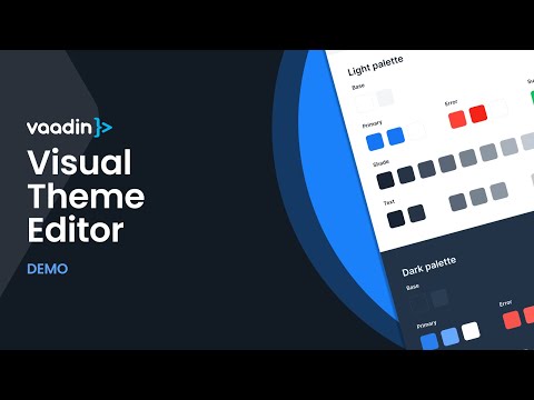 Theming and Styling a Java Web App the Low-Code Way: Vaadin Visual Theme Editor Demo