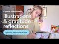 Explore mindfulness with illustrations and gratitude reflections - w/ @LauraJaneIllustrations