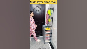 Dustproof Shoe Rack for Smart Homes 🏡 | #shorts #shortsfeed #shoesrack #gadgets #viral #trending