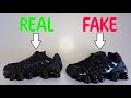 مقارنة بين أحذية نايكي شوكس تي إل الأصلية والمقلدة سمعها