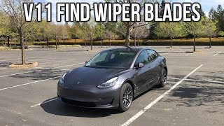 Find Windshield Wipers On Software V11 For Your Tesla Model 3 or Y