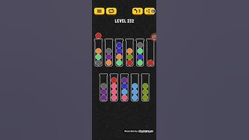 Ball Sort Puzzle Level 232 Walkthrough