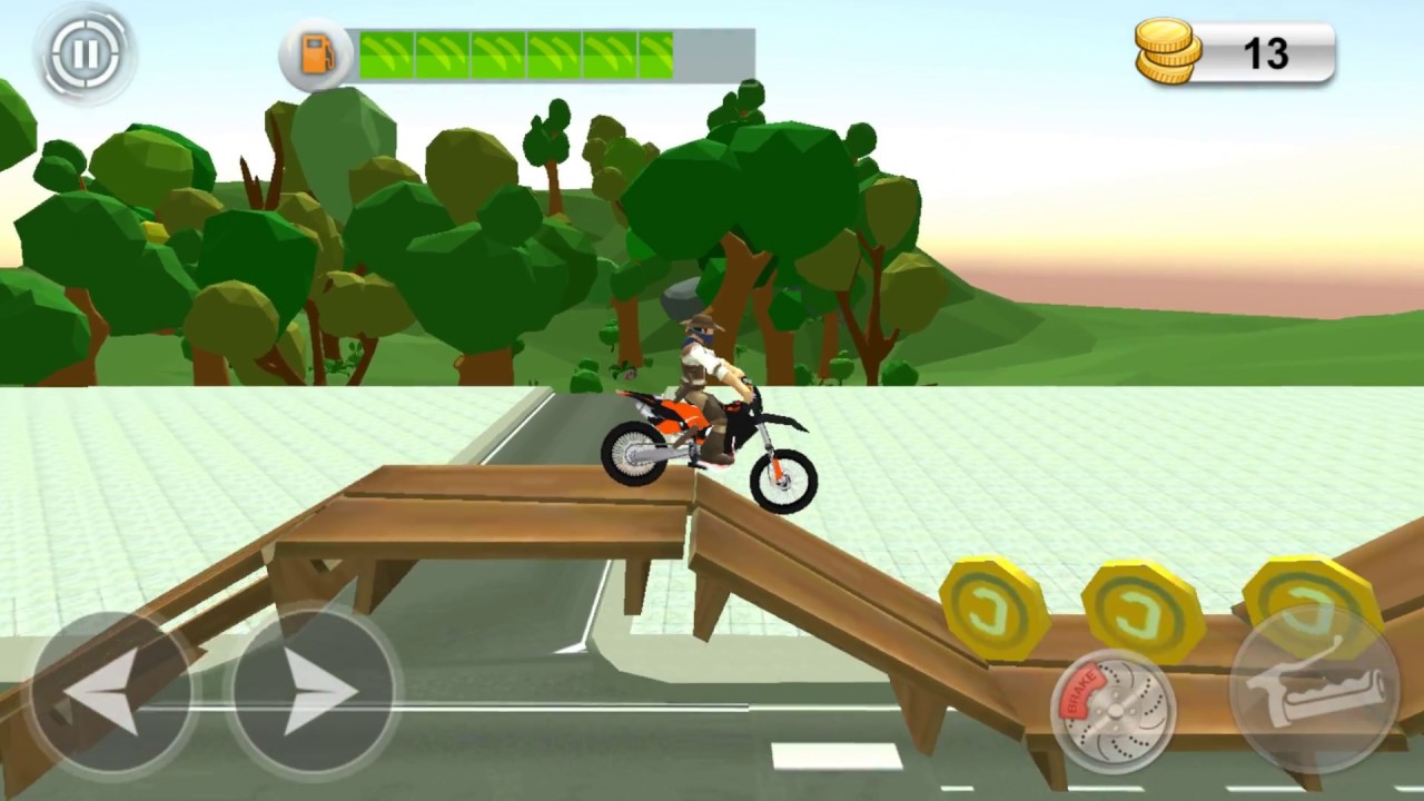 Bike Stunts Real Tricks Trail Gameplay Android game free Stunt