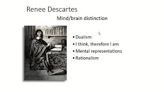 PSYCH360 Cognitive Processes, Online Module 1, 4 1 In the beginning Philosophy