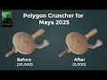 Optimize 3D Models Quickly In Maya Polygon Cruncher Tool For Autodesk Maya 2025 Optimize 3D Models Quickly In Maya Polygon Cruncher Tool For Autodesk Maya 2025