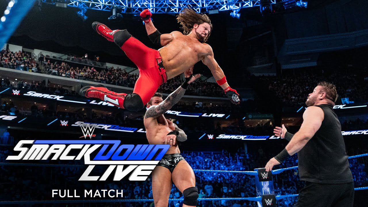 FULL MATCH   Styles Orton  Nakamura vs Owens Zayn  Mahal SmackDown LIVE Dec 19 2017