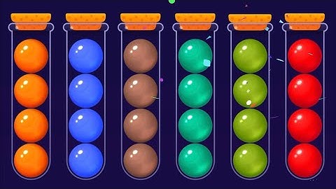 Color Ball game level 2821- 2844 | Ball Sort puzzle