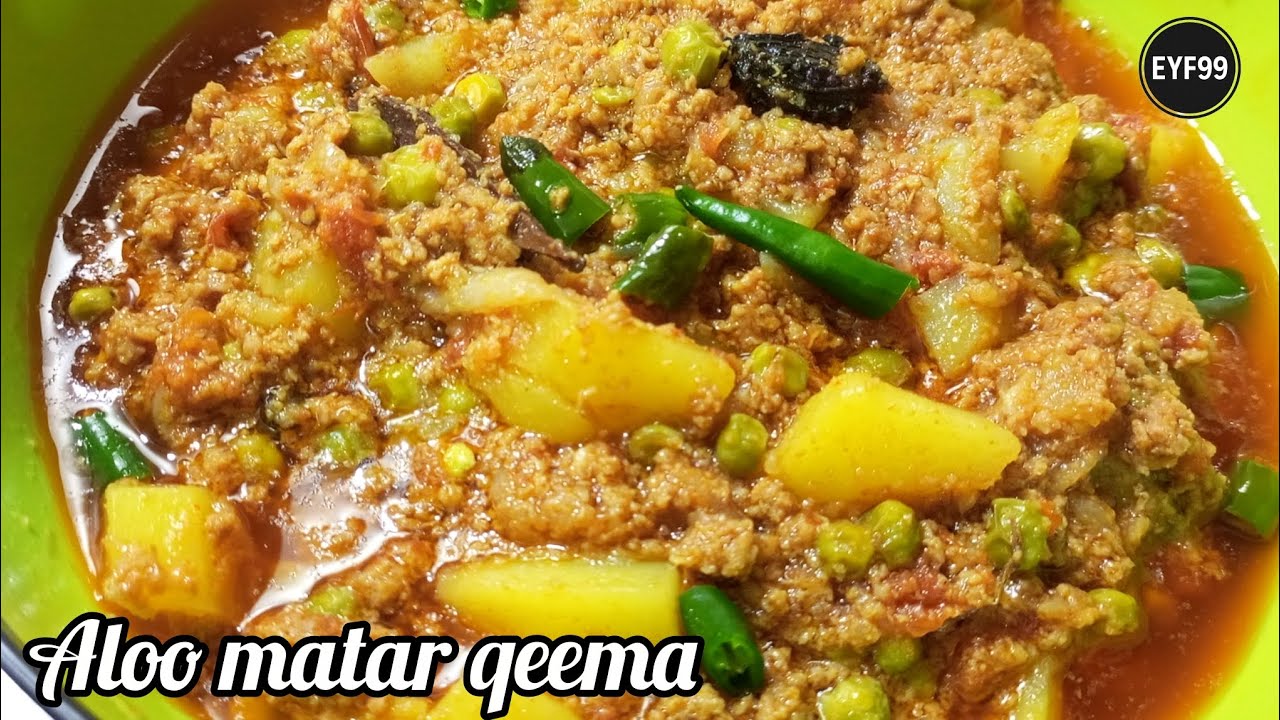 Aloo Matar Qeema Recipe | Quick & Easy Recipe | Easy dinner recipe