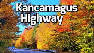 Peak Fall Foliage along America's Most Scenic Byway -  Kancamagus Highway 2022