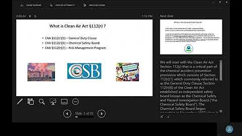 EPA: Risk Management 101 Presentation